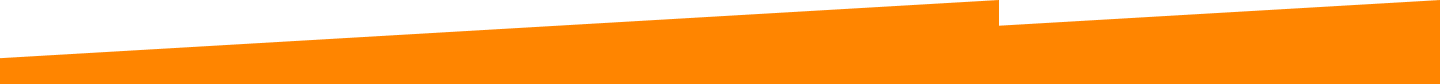 Diagonal orange gradient banner with a sharp angled top edge.